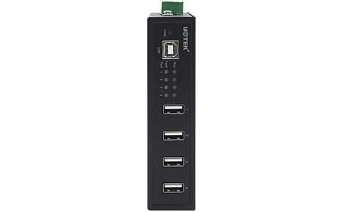 UT-804 4口工业级USB HUB转RS-232/485/422接口转换器
