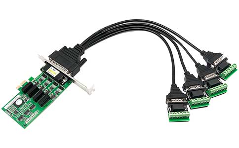 UT-794I 4口RS485/422 PCI-E光隔高速多串口卡